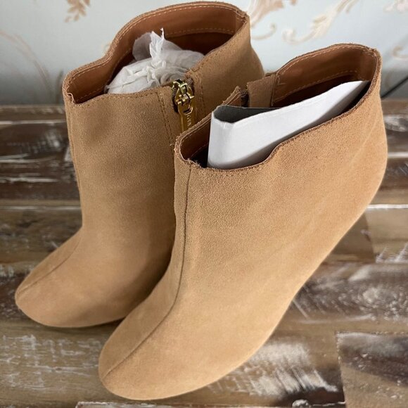 Colin Stuart Removable Faux Fur Ankle Booties Sz 7 1/2 - Picture 3 of 16